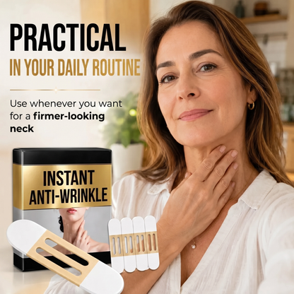 Invisible Neck & Jawline Lift Strips - Instant Contour Effect - 60 Strips + Hairstyle Guide