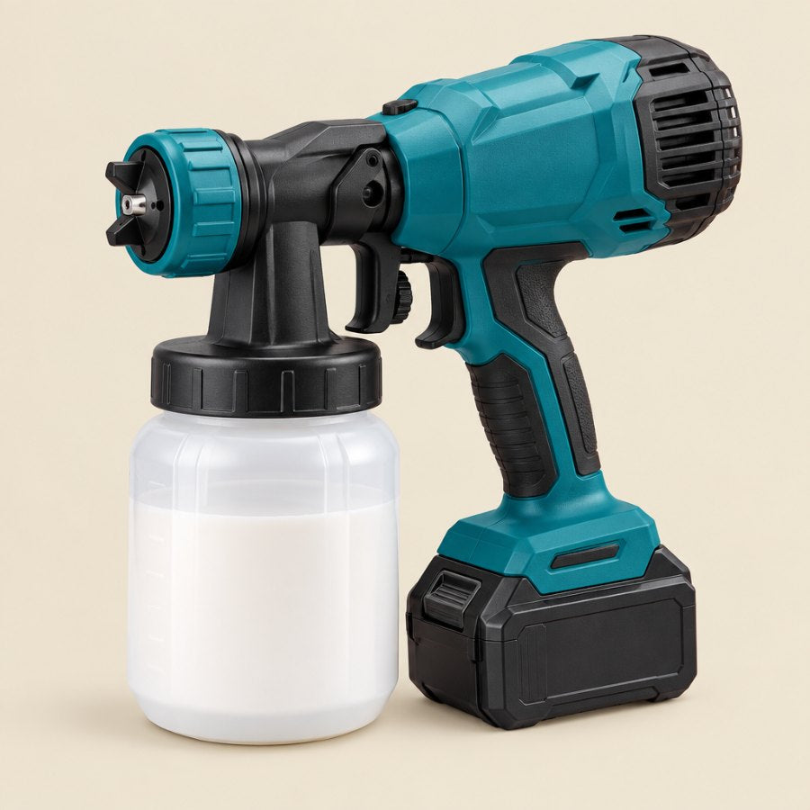 Sprayerly cordless paint sprayer on a plain background