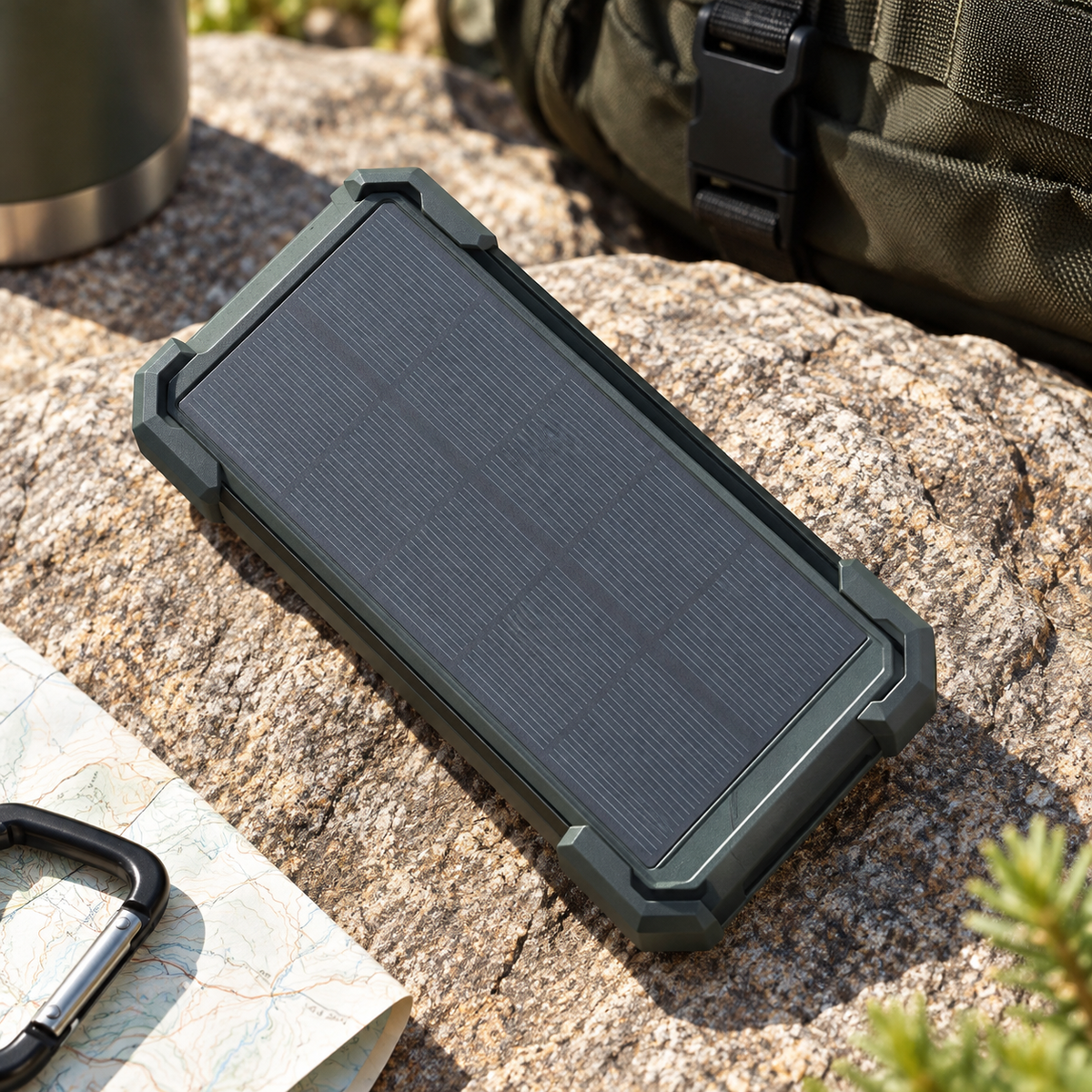 hand crank solar emergency weather radio — illustrative image
