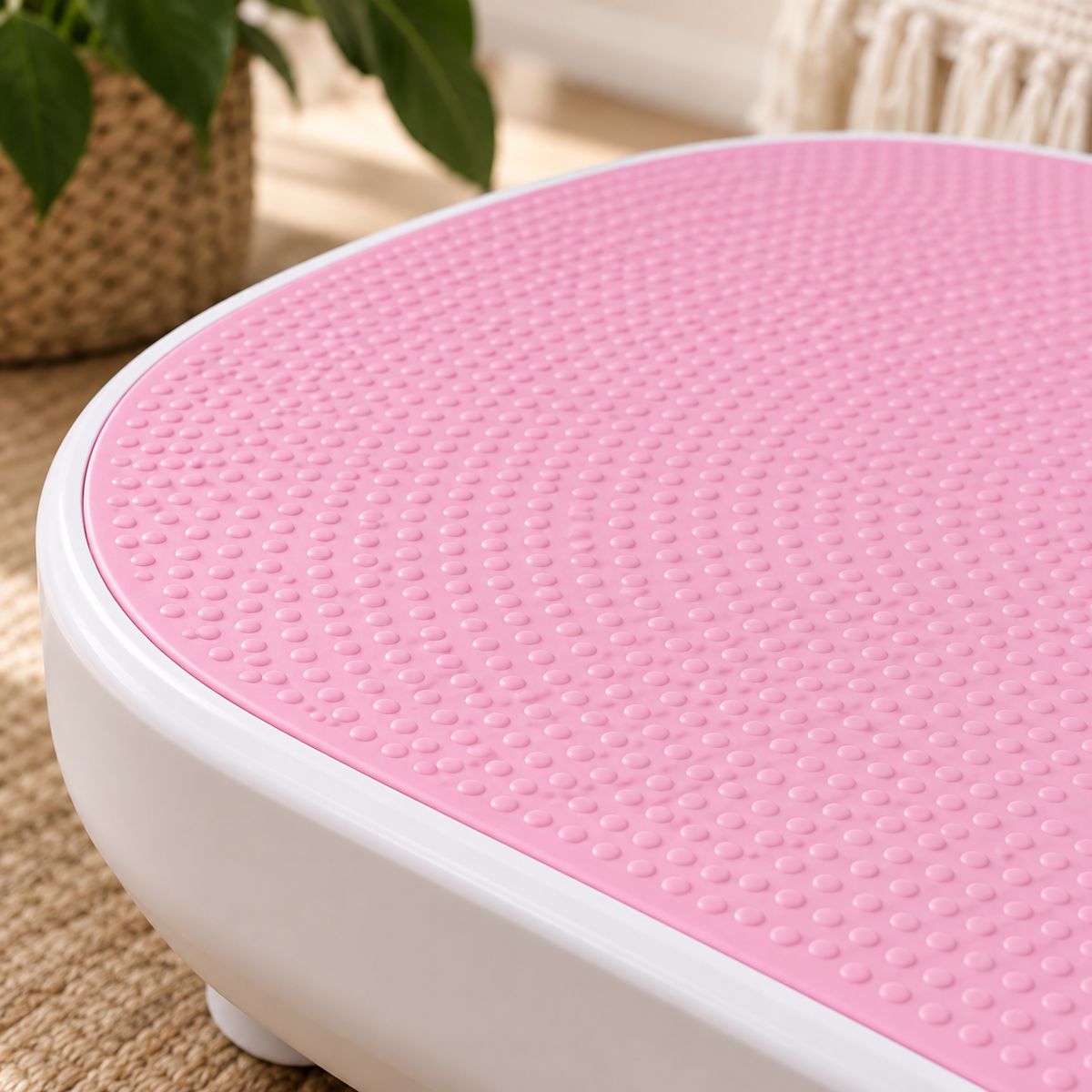 vibration plate exercise machine — editorial context illustration
