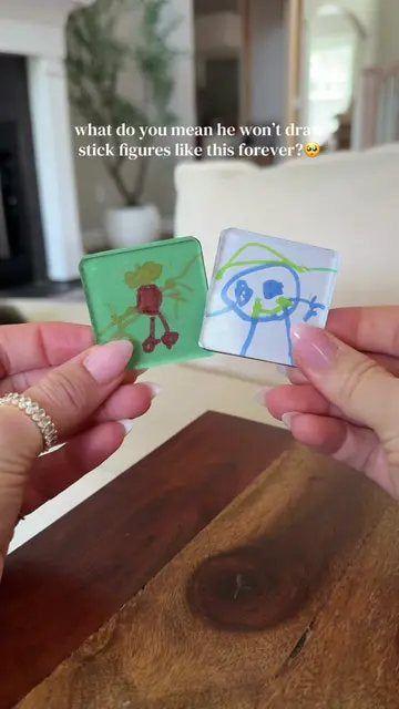 Acrylic fridge magnet kit for kids art — product reference image