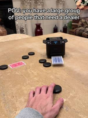 Automatic card shuffler reference image