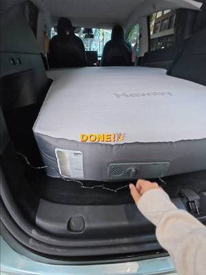 Car back seat air mattress reference image